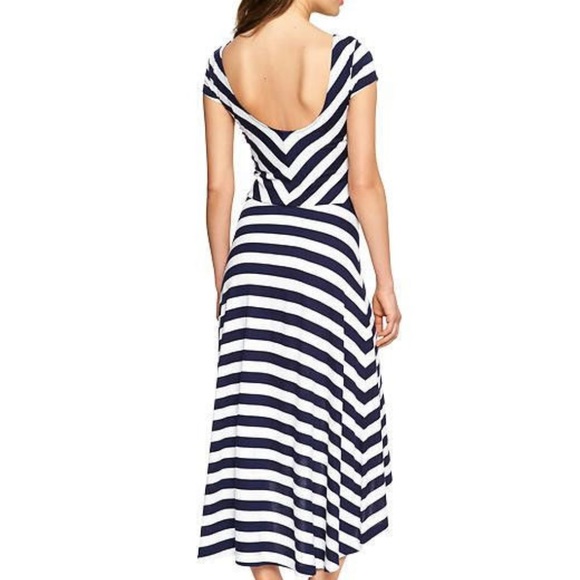 Gap Ballet Back Asymmetrical Midi Dress - Picture 2 of 3